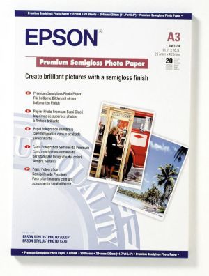 Epson Papier fotograficzny do drukarki A3 (C13S041334) 1