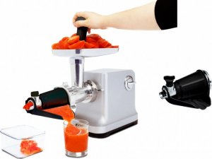 Maszynka do mielenia mięsa Yoer Elektryczna MASZYNKA do mielenia MIĘSA 6w1 + Szatkownica - Grindo MG01S 11