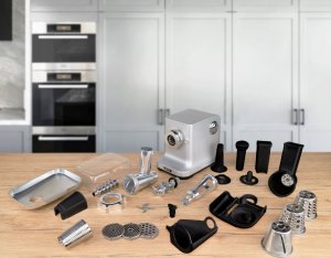 Maszynka do mielenia mięsa Yoer Elektryczna MASZYNKA do mielenia MIĘSA 6w1 + Szatkownica - Grindo MG01S 2