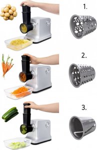 Maszynka do mielenia mięsa Yoer Elektryczna MASZYNKA do mielenia MIĘSA 6w1 + Szatkownica - Grindo MG01S 9