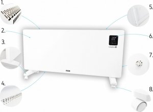 Grzejnik Yoer CH04W hybrydowy 2500 W 3