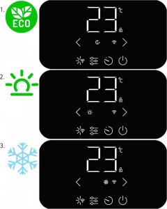 Grzejnik Yoer CH04W hybrydowy 2500 W 9