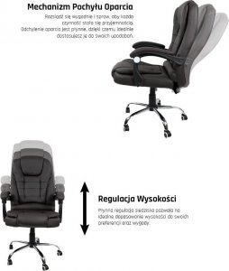 Krzesło biurowe Artnico FOTEL BIUROWY OBROTOWY KRZESŁO BIUROWE Artnico Elgo 1.0 mocca 6