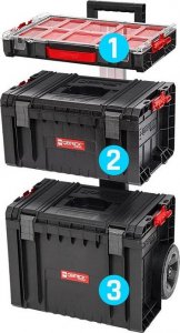 Qbrick Zestaw skrzynek narzędziowych Qbrick System 414318 Wózek transportowy 3w1 4
