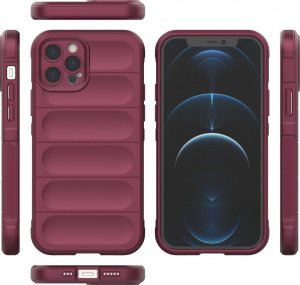 Braders Etui Magic Shield Case Braders do iPhone 12 Pro burgundowy 5