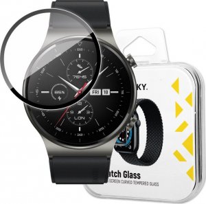 Braders Szkło Hybrydowe do Huawei Watch GT 2 42 mm czarny 1