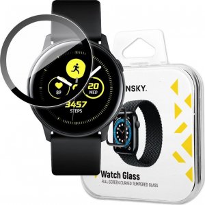 Braders Szkło Hybrydowe do Samsung Galaxy Watch Active czarny 1