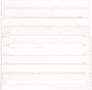 vidaXL Kompostownik, biały, 80x80x78 cm, lite drewno sosnowe 6