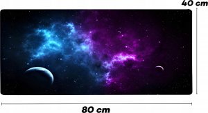 Podkładka Retoo GAMINGOWA PODKŁADKA POD MYSZ NA BIURKO XXL 80X40 3