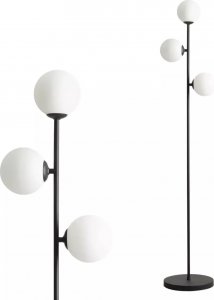 Lampa podłogowa Aldex Podłogowa lampa nowoczesna Libra kule balls czarna biała 1