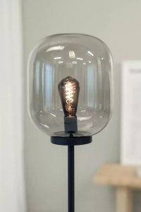 Lampa podłogowa Markslojd Podłogowa lampa stojąca Bronx czarna do salonu industrialna 3