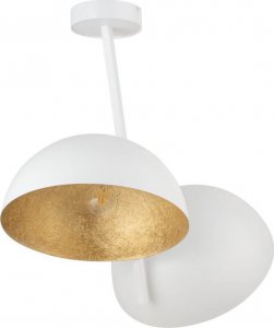 Lampa wisząca Sigma Biało-złota lampa sufitowa Sfera loft do przedpokoju 1