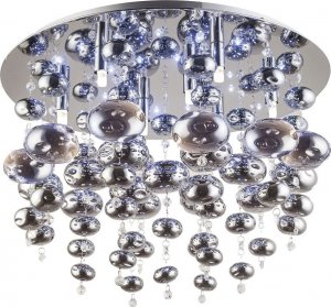 Lampa wisząca Auhilon Glamour lampa wisząca Infinity z kryształkami crystal chrom 1