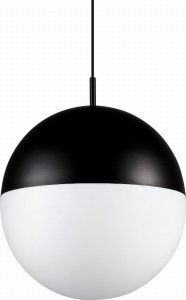 Lampa wisząca Auhilon Kulista lampa wisząca Globe ball nad stół biała czarna 1