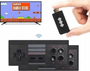 Konsolowo Konsola Bezprzewodowa Gra Telewizyjna 1500+ Gier 2