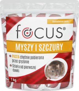 Focus Focus trutka na myszy i szczury pasta 1kg 1