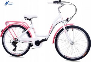 NEEXT Dziewczęcy Rower Miejski 24 LAURA 6 bieg SHIMANO 4