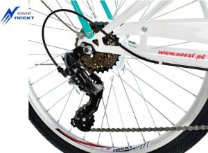 NEEXT Dziewczęcy Rower Miejski 24 LAURA 6 bieg SHIMANO 7