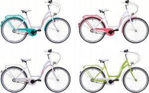 NEEXT Damski Rower Miejski LAURA 26 Shimano 3b Holender 9