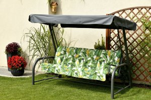 AMPO Poduszki na huśtawkę ogrodową FLORA 150 cm 366 4