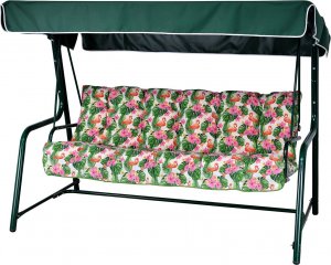 AMPO Poduszki na huśtawkę ogrodową FLORA 150 cm 364 3