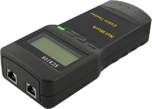 Qoltec Tester okablowania LAN, RJ45, RJ12, BNC (54279) 2