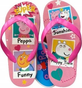 Disney JAPONKI DZIECIĘCE KLAPKI ŚWINKA PEPPA rozm. 26/27 1
