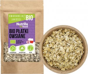 Nutrilla Płatki owsiane BIO ekologiczne 1kg 1