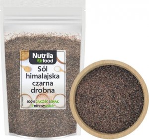 Nutrilla Sól himalajska czarna drobna (kala-namak) 1kg 1