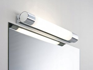 Kinkiet Paulmann Orgon IP44 Oprawa łazienkowa z gniazdkiem LED 7,5W 440mm 230V Chrom/Biały Metal/Akryl 1