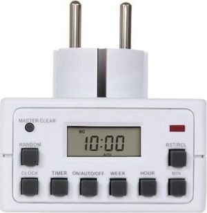 Maclean Timer cyfrowy MCE30G Czasomierz - programator cyfrowy, niemieckie gniazdo. 3