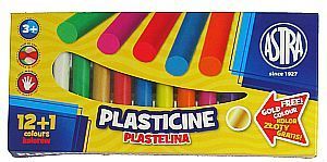 Astra Plastelina 12 kolorów + złoty kolor gratis! 1