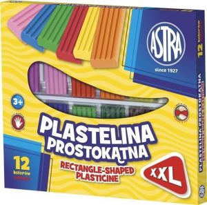 Astra Plastelina prostokątna 12 kolorów 303117 1