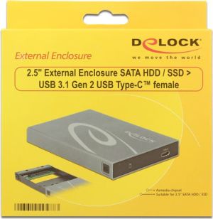 Kieszeń Delock SATA HDD / SSD 2.5″ > USB-C 3.1 Gen 2 (42587) 5
