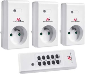 Maclean Gniazdka sieciowe wewnętrzne sterowane pilotem Maclean Energy MCE153 3 sztuki (MCE153) 2