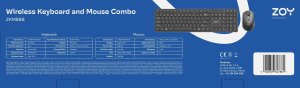 Klawiatura + mysz ZOY Klawiatura + mysz ZOY ZKM888 + Podstawka pod laptopa ZOY ZLS02 + Słuchawki ZOY ZHS40 3