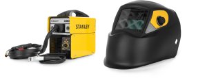 Stanley inwerterowa spawarka mig/mag 100 a, no gas + przyłbica lcd e-protection 2000 e 12