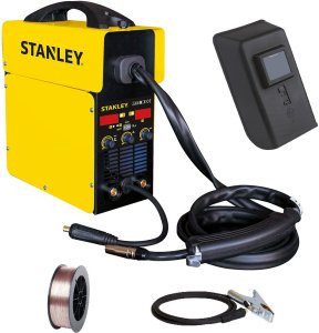 Stanley inwerterowa spawarka mig/mag 160 a, no gas + przyłbica lcd e-protection 2000 e 3