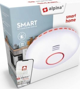 Alpina Alpina - Inteligentny czujnik dymu Wi-Fi 1