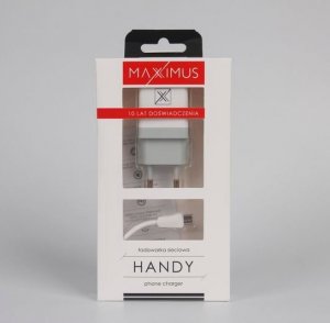 Ładowarka Maxximus Ład. sieć. Maxximus Handy 1A + Micro USB 1