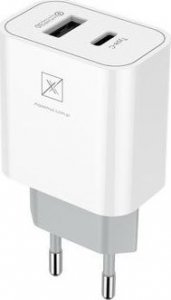 Ładowarka Maxximus ŁAD. SIECIOWA MX ALFA 20W PD+QC, USB-A+C WHITE/BIAŁY 2