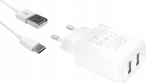 Ładowarka Maxximus Ład. sieć. Maxximus Urban 2.1A Type-C, 2xUSB 1