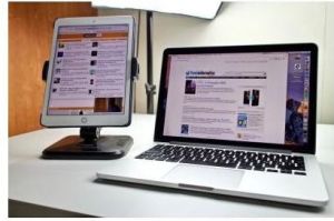 Uchwyt Techly do tabletów/iPad 4.7"-12.9" czarny (026371) 4