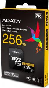Karta ADATA Premier One MicroSDXC 256 GB Class 10 UHS-II/U3 V90 (AUSDX256GUII3CL10-CA1) 5