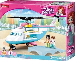 Gazelo Klocki Sluban Dziewczynka Helikopter 163el. 152801 GAZELO 1