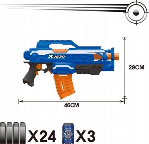 HH Poland Pistolet z nabojami, magazynek, tarcze 10008499 3