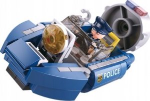 Gazelo Klocki Sluban Policja Policyjny pojazd 123545 GAZELO p8 mix cena za 1 szt 1