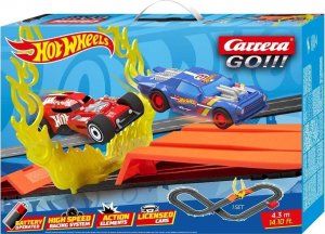 Carrera Tor GO!!! Hot Wheels 4,3m + skocznia 63517 Carrera 1
