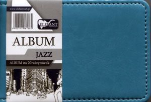 Elefant Album Jazz na 20 wizytĂłwek A7 turkusowy 1