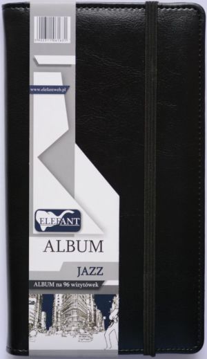 Elefant Album Jazz na 96 wizytĂłwek czarny 1